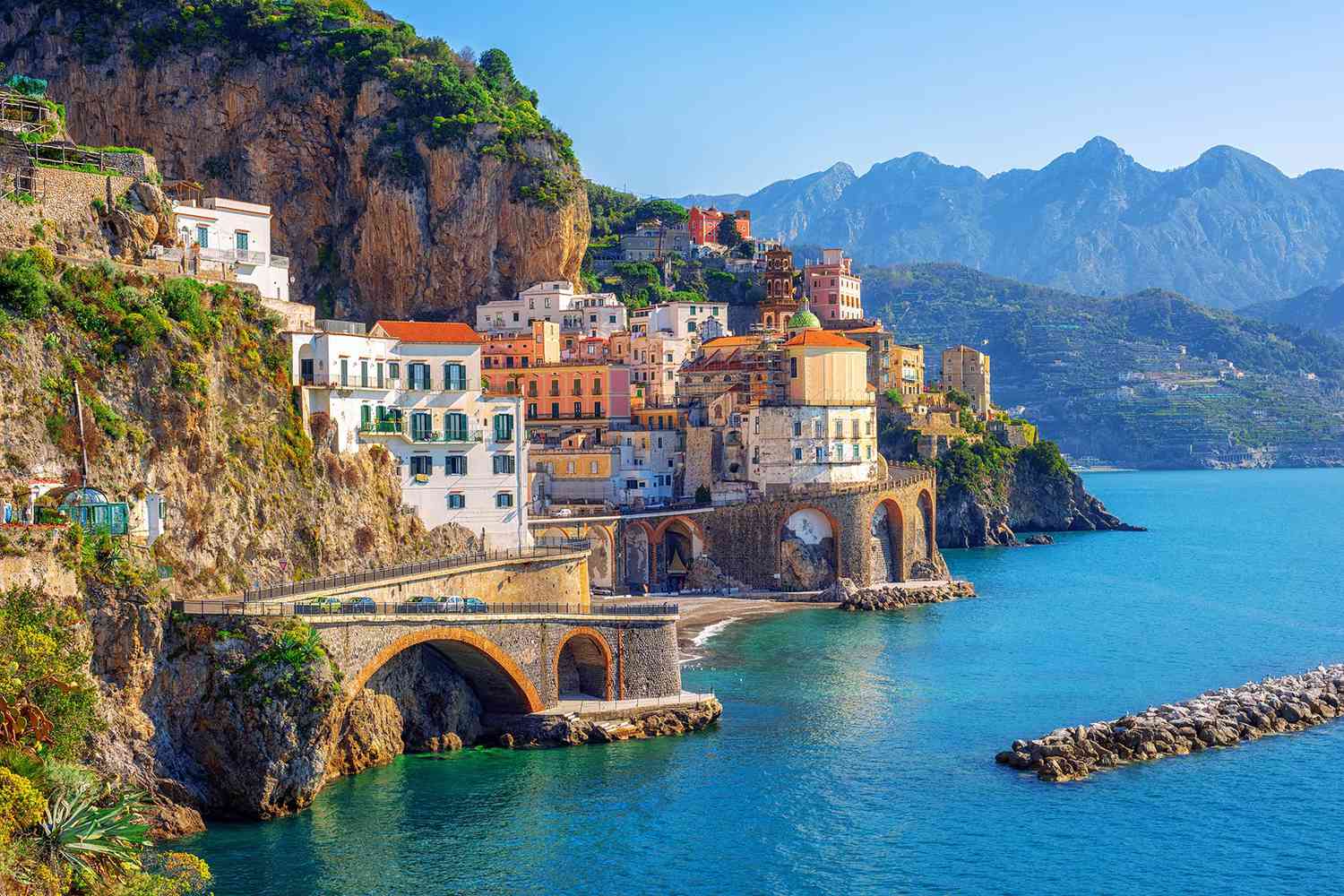 the Amalfi Coast in Italy
