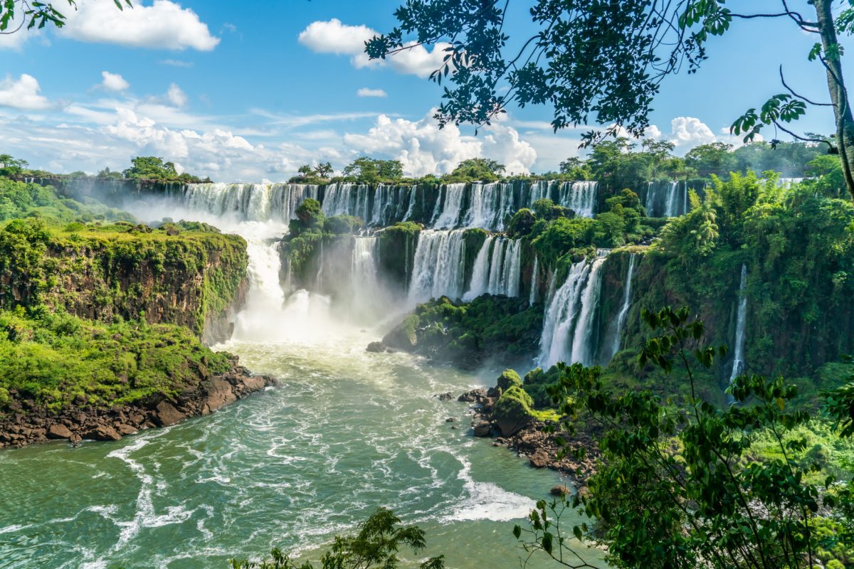 The Majestic Waterfalls of Iguazu Falls in Argentina and Brazil