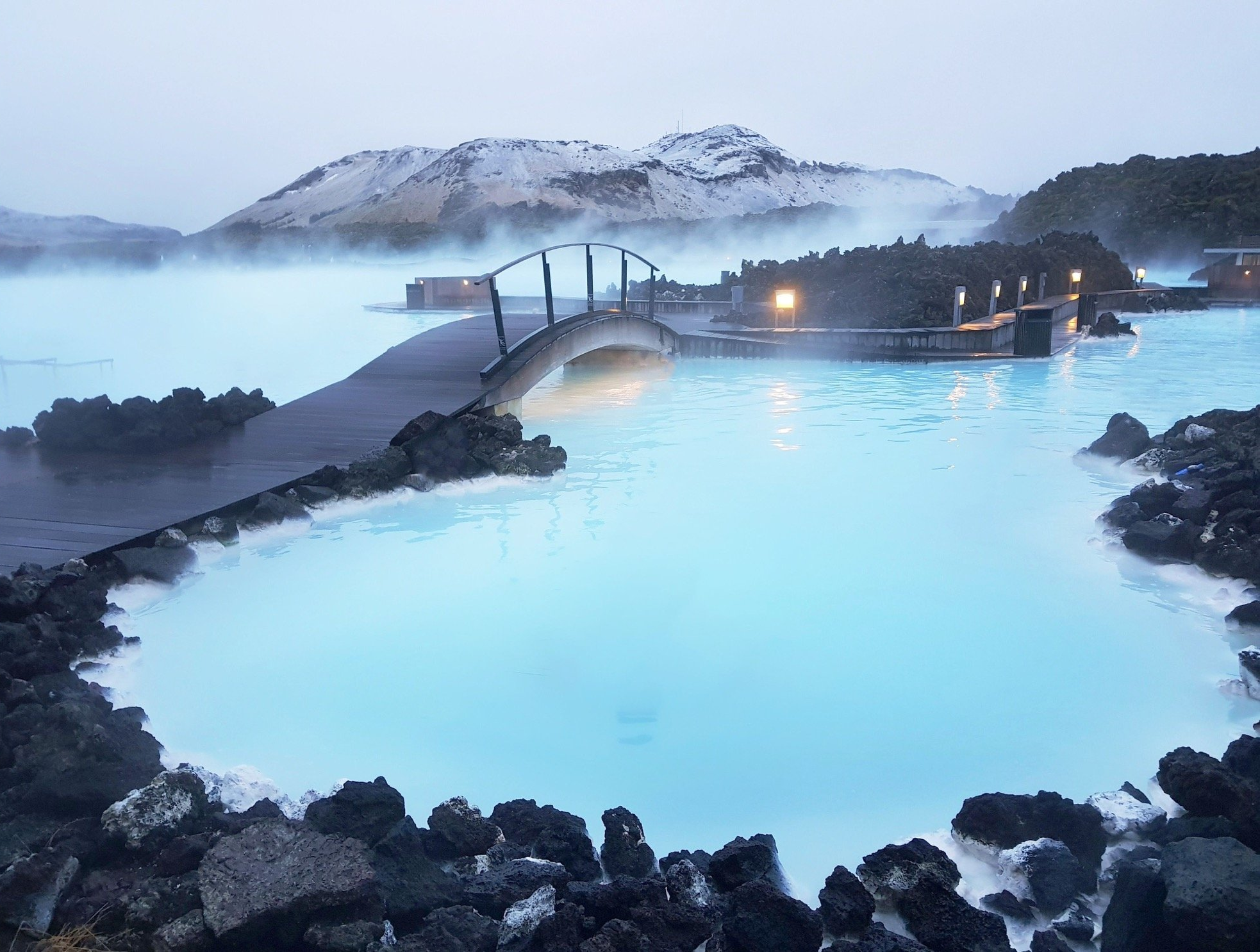 the Blue Lagoon in Iceland